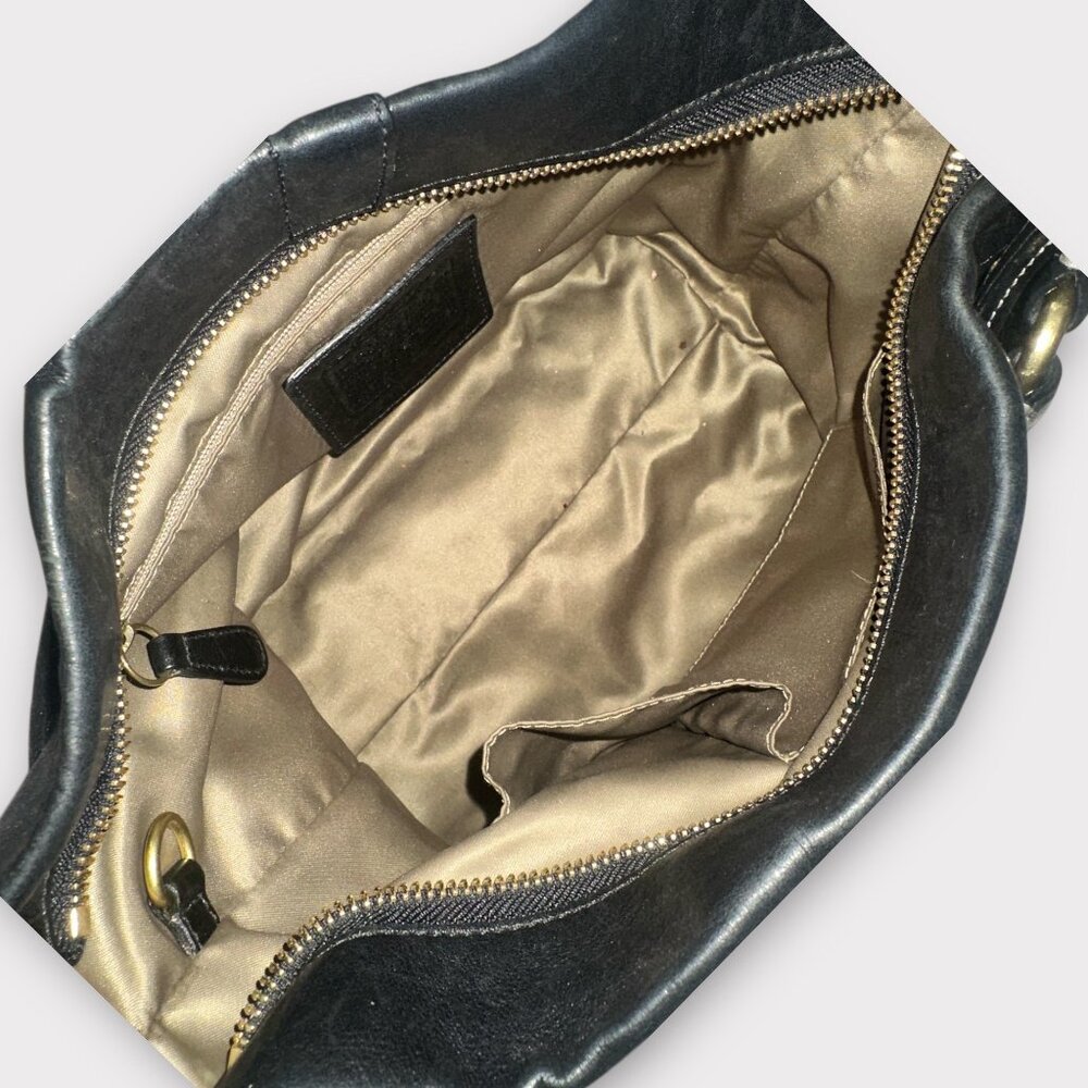 Coach Black Leather Hobo Bag - Picture 7 of 10